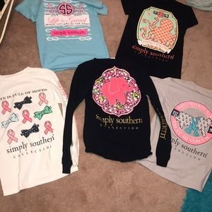 BUNDLE of simply southern Tees